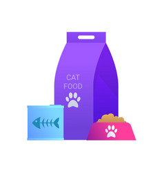 Goods For Pets Icon With Package Cat Food