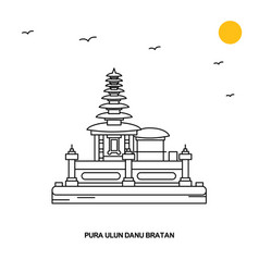 Pura Ulun Danu Bratan Monument World Travel