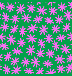 Abstract Modern Seamless Pattern With Star Flower