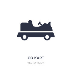 Go Kart Icon On White Background Simple Element