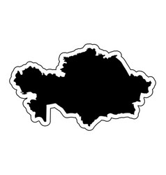 Kazakhstan Black And White Vector Images Over 180