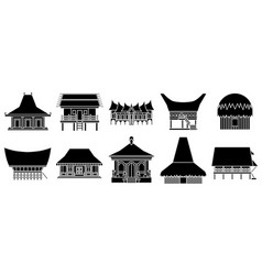 Set Of Rumah Adat Provinsi Indonesia