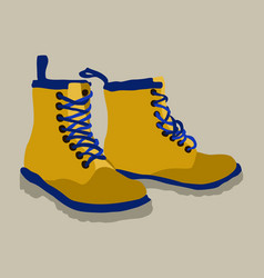 Bright Yellow Travel Boots