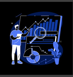 Data Driven Business Model Abstract Concept