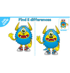 Game Find Differences Cartoon Monster-7