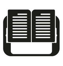 Research Book Icon Simple Digital Report