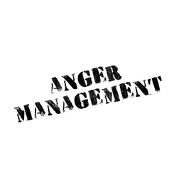 Anger Management Rubber Stamp