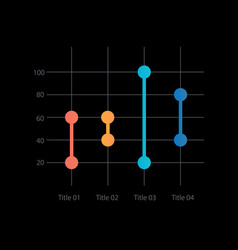 Social Opinion Polling Infographic Dot Chart