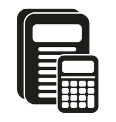 Calculator Research Icon Simple Digital