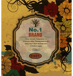 Retro grunge frame Royalty Free Vector Image - VectorStock
