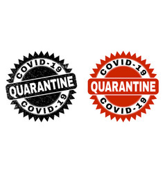 Covid19-19 Quarantine Black Rosette Watermark