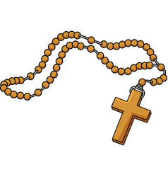 Rosary Cartoon Colored Clipart