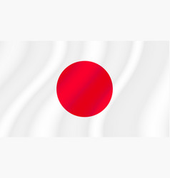 Wavy Flag Of Japan