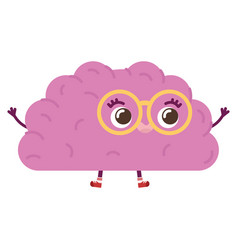 Brain Cartoon Creativity Icon