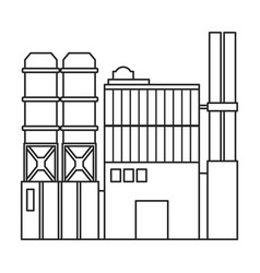 Factory Building Iconoutline Icon