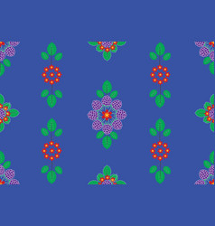 Pattern Of Raspberry With Flower And Leaf