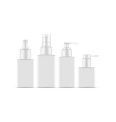 Rectangular Cosmetic Packaging Bottles