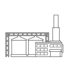 Factory Building Iconoutline Icon