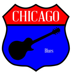 Chicago Blues Guitar Highway Sign