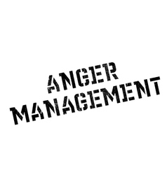 Anger Management Rubber Stamp