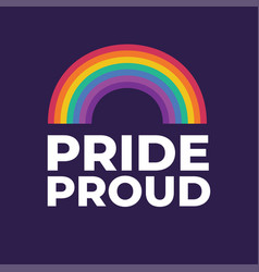 Pride Proud Rainbow Flag Symbol Month Event