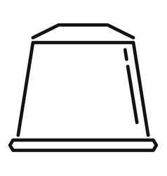 Strong Coffee Capsule Icon Outline