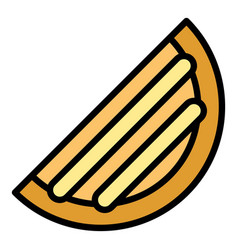 Bakery Food Icon Flat