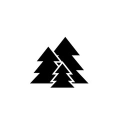 Fir Tree Forest Flat Icon