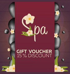 Spa Salon Gift Certificate Wood Texture