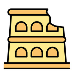 Venice Building Icon Flat