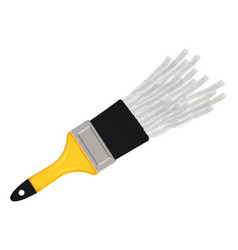 Wall Paint Brush Clipart Flat Design Isolated