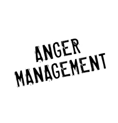 Anger Management Rubber Stamp