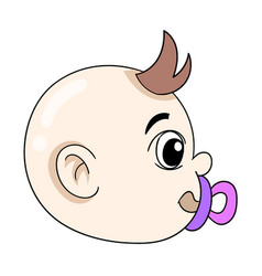 Bald Boy Head Side View