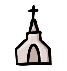 Church Hand Drawn Doodle Icon