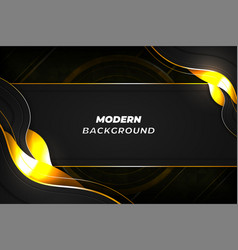 Modern Luxury Background Black And Gold With