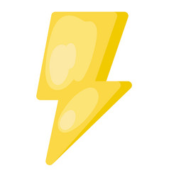 Golden Lightning Icon