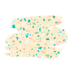 Green Terrazzo Pattern Paint Ink