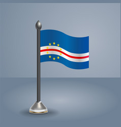 State Table Flag Of Cape Verde