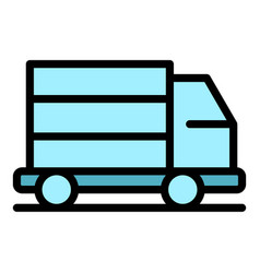 Van Truck Icon Flat