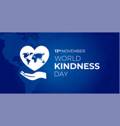 World Kindness Day Blue Background