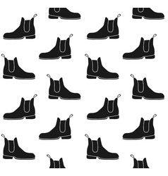 Seamless Pattern Of Horse Riding Boot