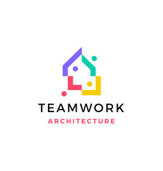 House Home People Human Team Work Family Logo Icon