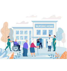 Informational Flyer Nursing Home Building Flat