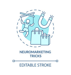 Neuroscience Tricks Concept Icon