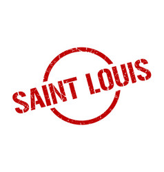 Saint Louis Stamp Louis Grunge Round