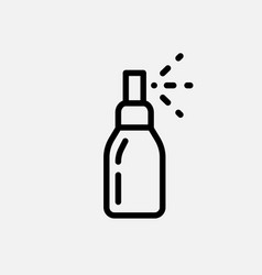 Bottle Spray Icon For Cosmetics Body And Skin