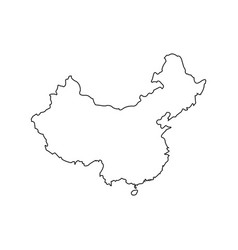 China Country Map Icon