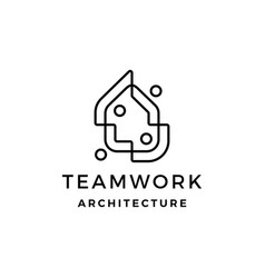 House Home People Human Team Work Family Logo Icon