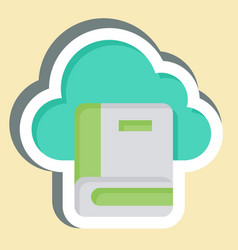 Sticker Cloud Book 2 Related To Learning Symbol