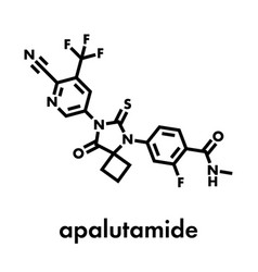 Apalutamide Prostate Cancer Drug Molecule